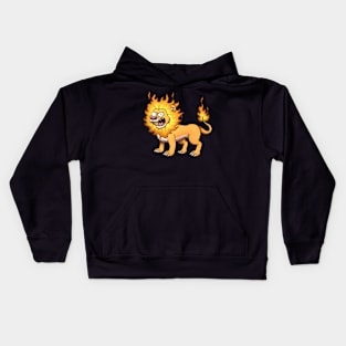 Fire Lion Kids Hoodie